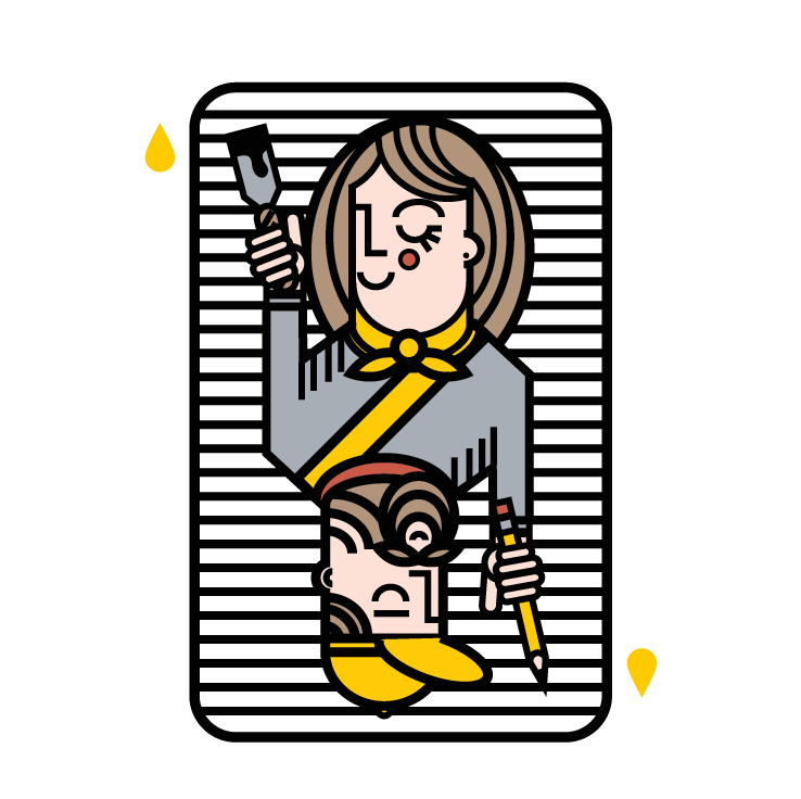 Mom & Pop's Print Shop playing card